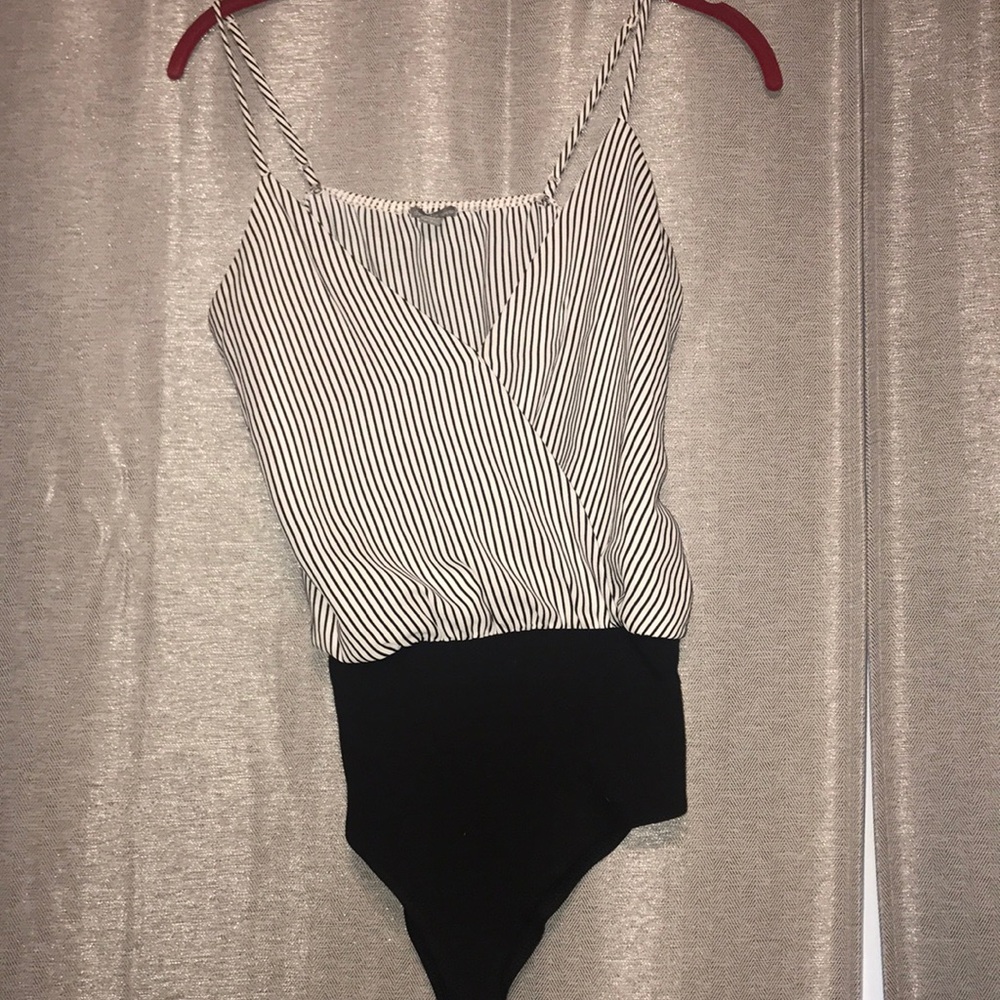 Charlotte Russe Striped Tank Bodysuit